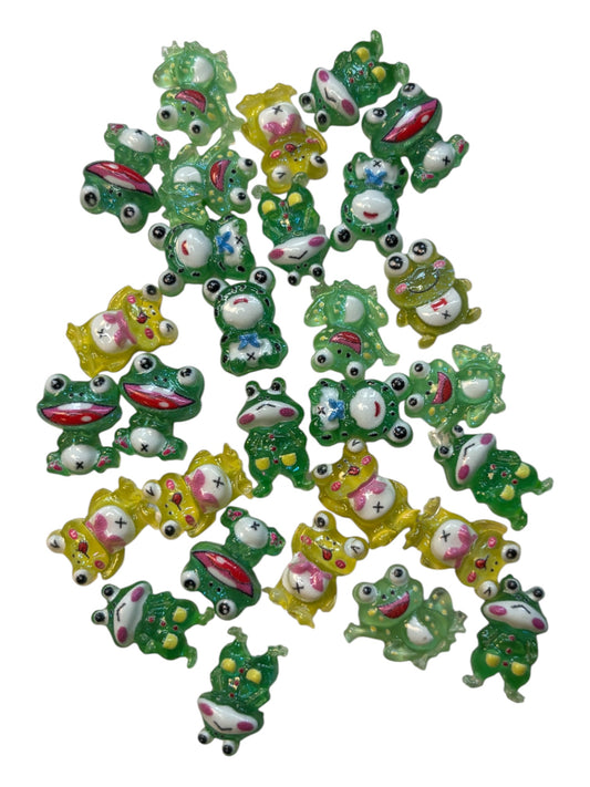 Cute frog resin charms
