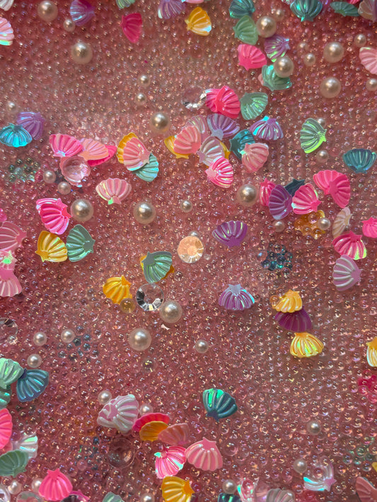 Pink mermaid pearl mix