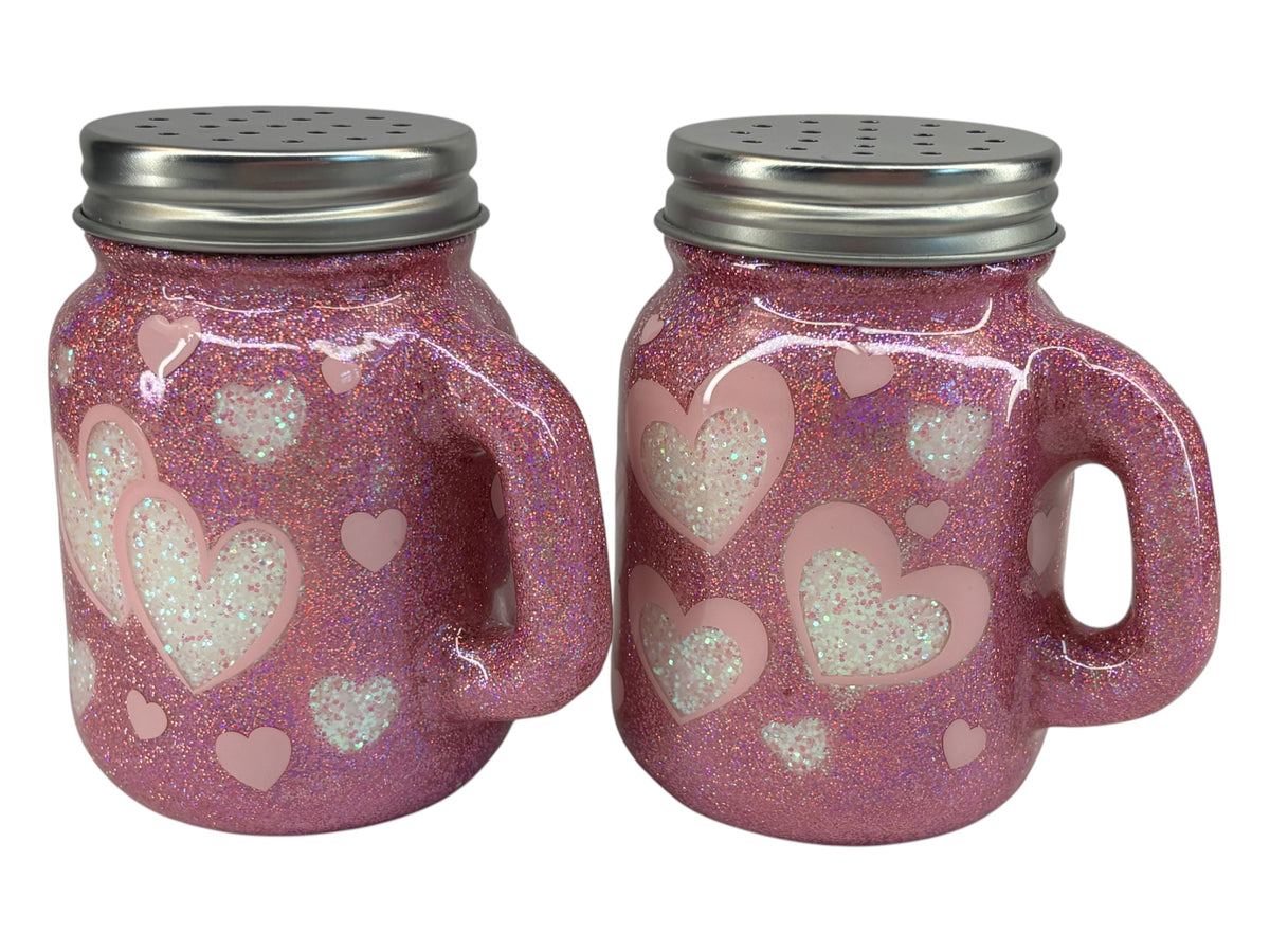 Cupid’s Kitchen mason jar salt and pepper shakers
