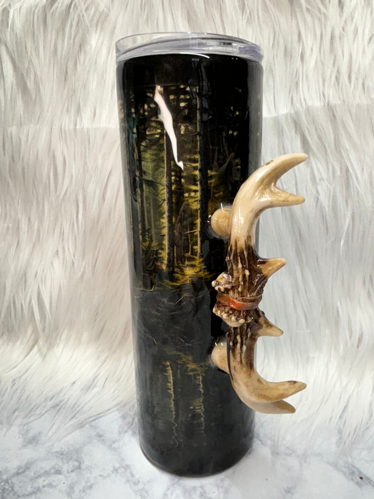 30oz Deer antler handle tumbler