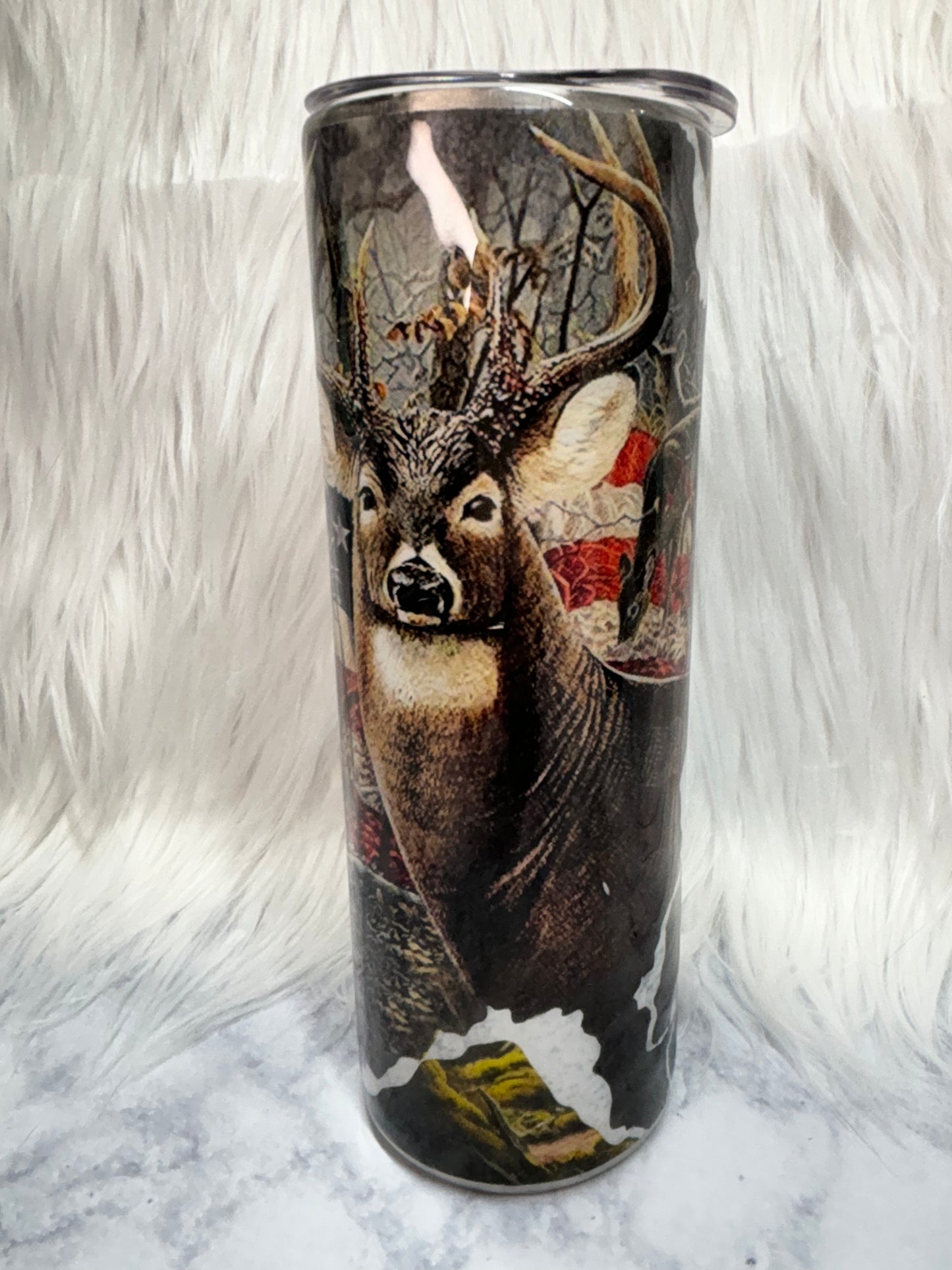20oz Deer antler tumbler