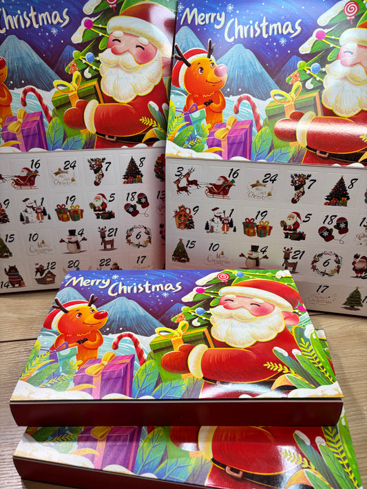 Handcrafted charm advent calendar.