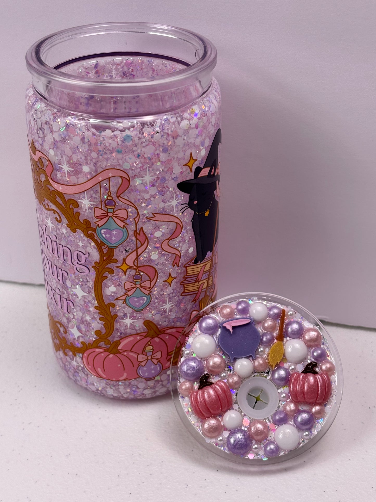 Witching hour snow globe cup