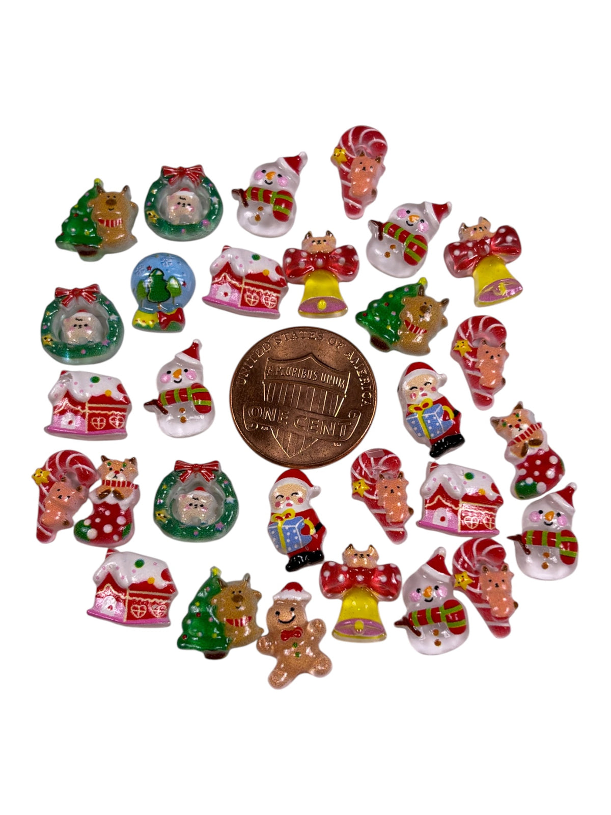 Mixed small Christmas charms