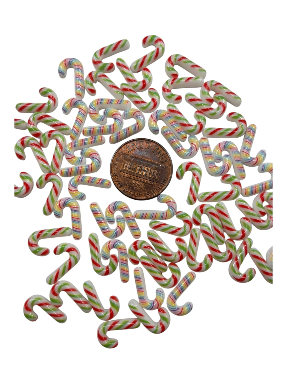 Candy cane charms