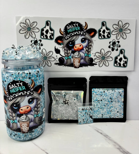 Salty heifer, snow globe kit