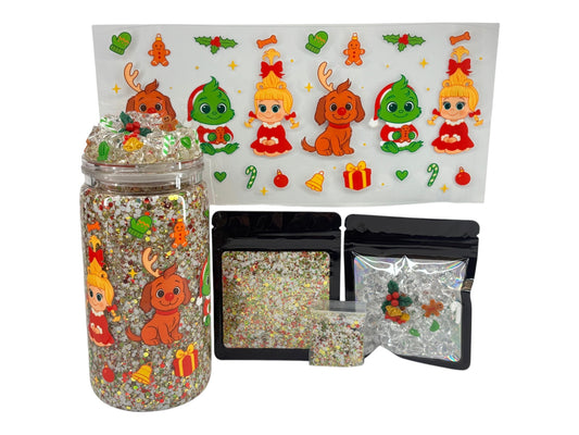 Christmas Cuties snow globe kit