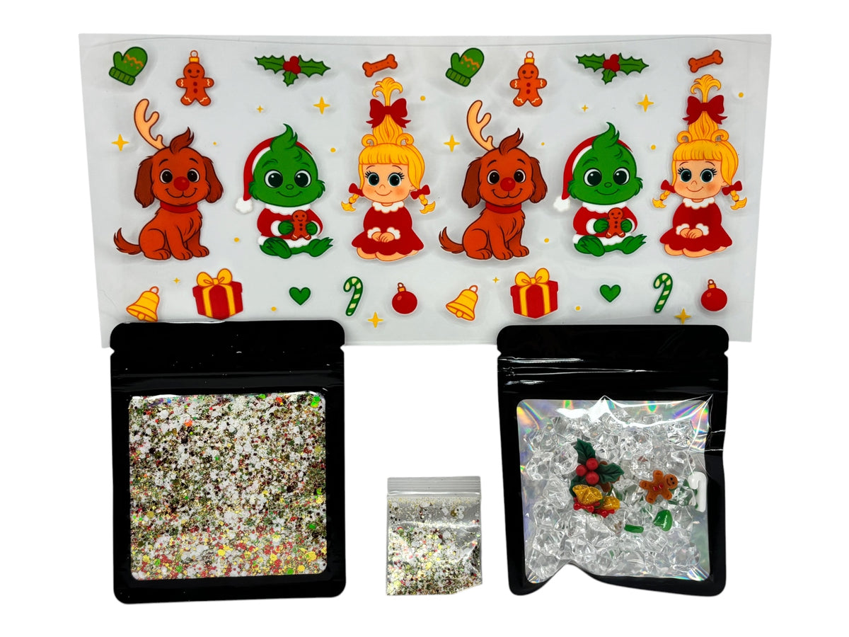 Christmas Cuties snow globe kit