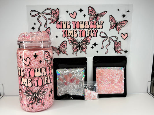 Give yourself time snow globe kit