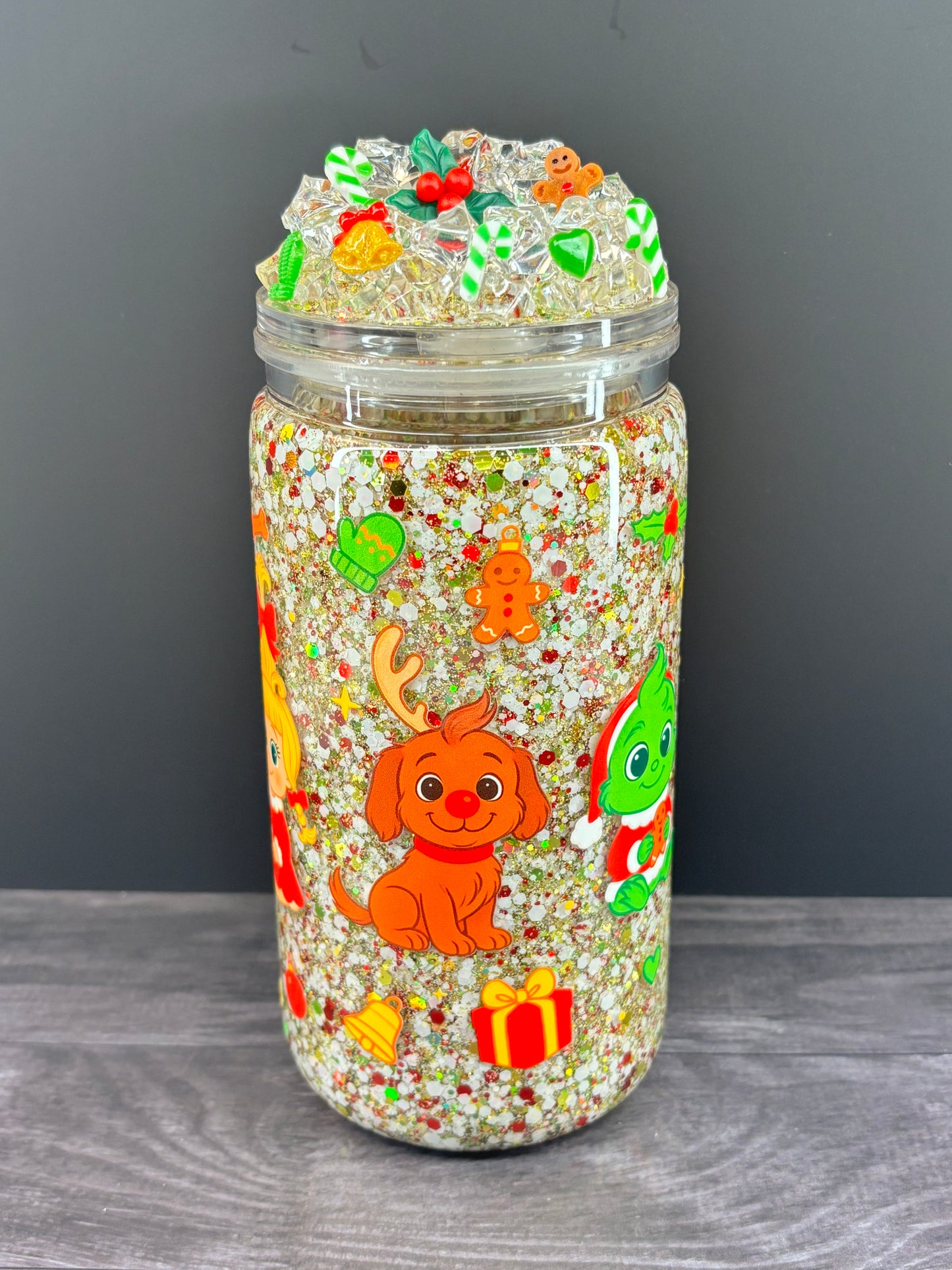 Christmas cuties snow globe cup