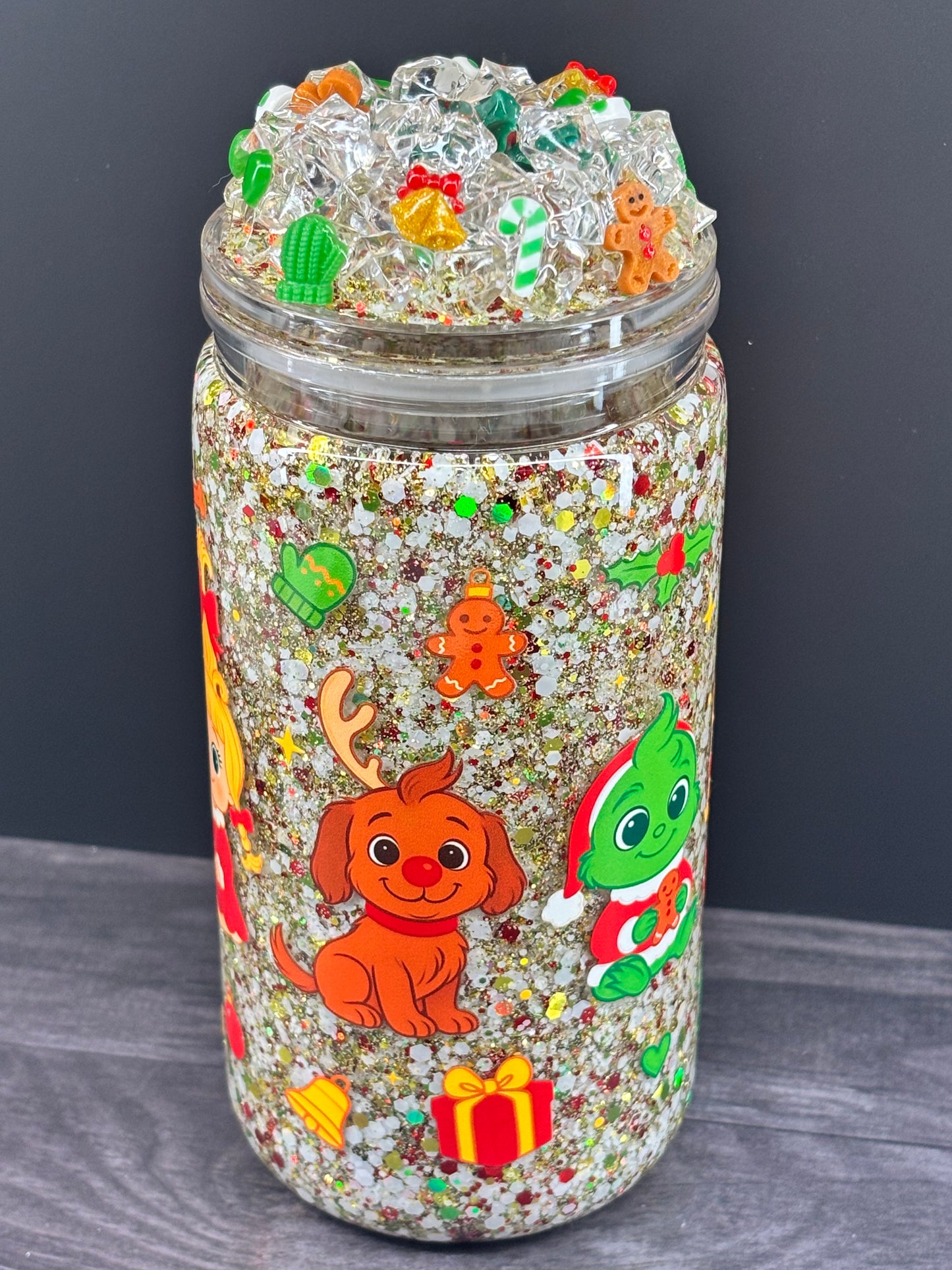 Christmas cuties snow globe cup