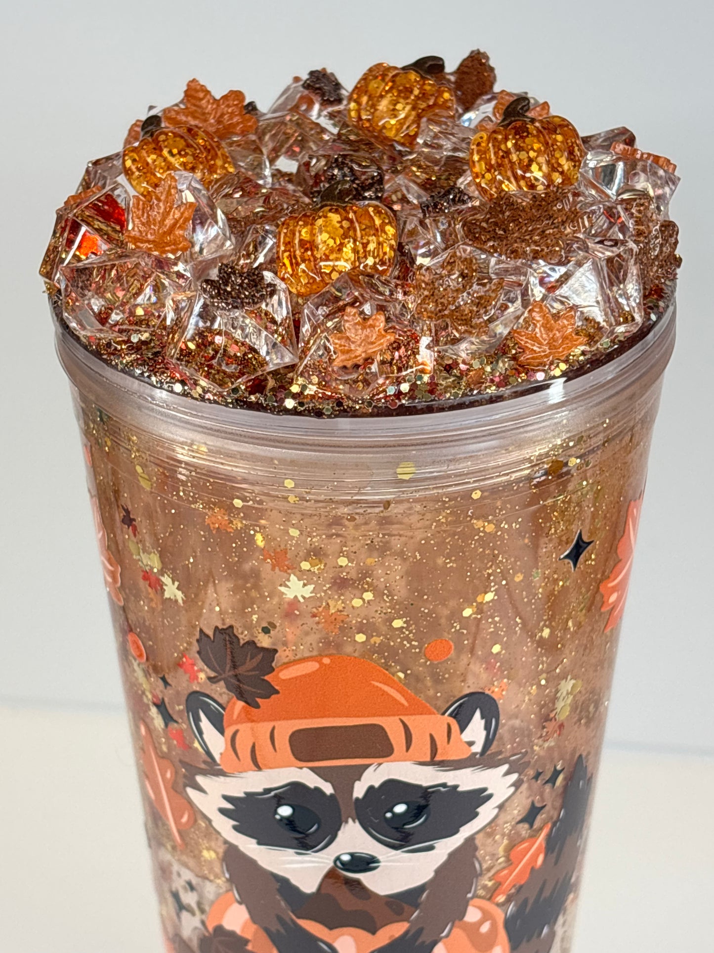 Cozy weather, lava drip, snow globe