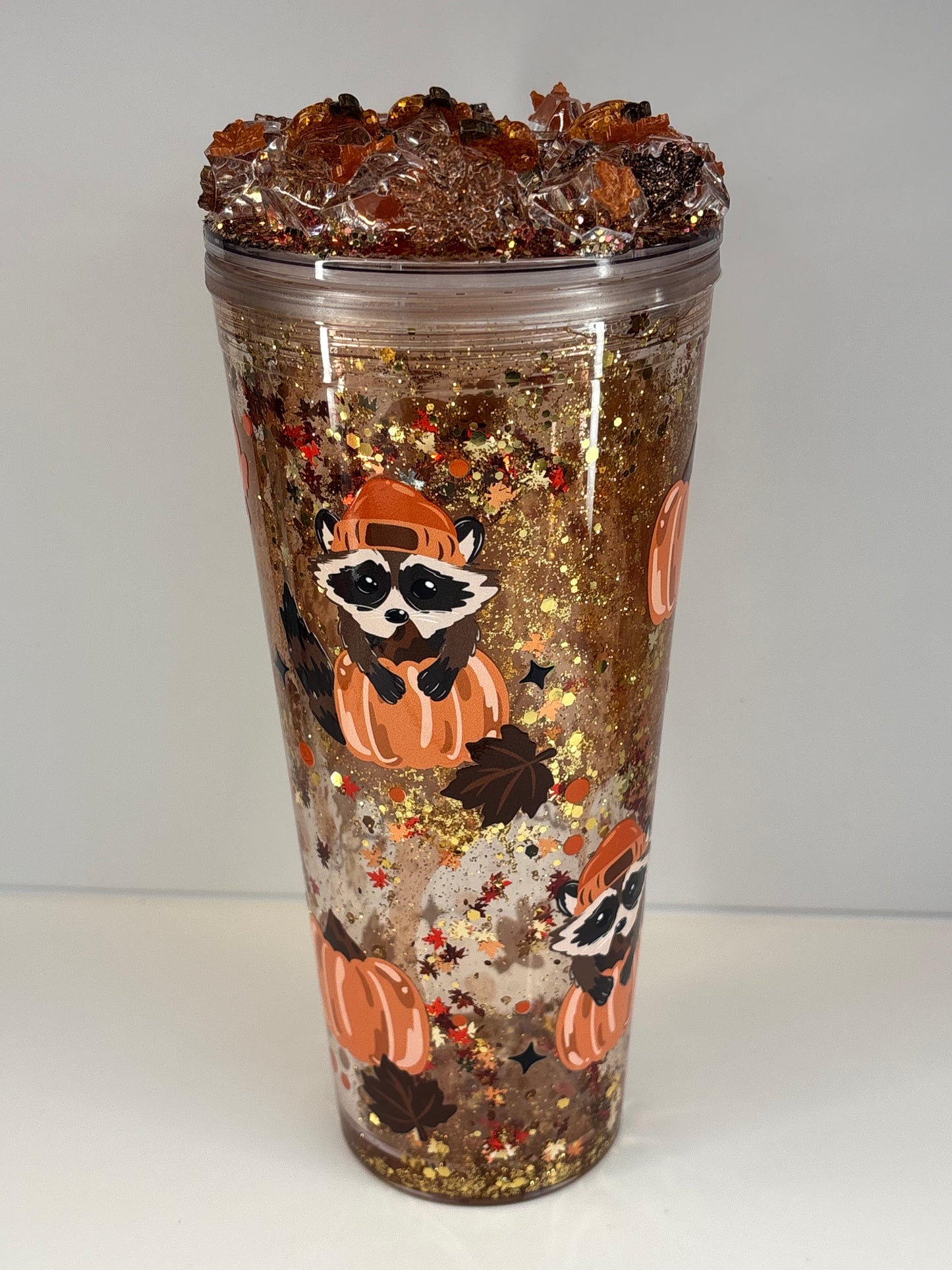 Cozy weather, lava drip, snow globe