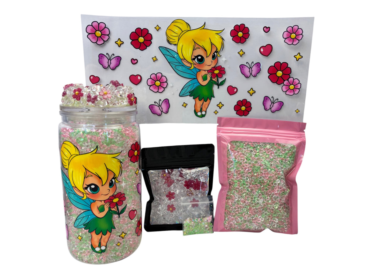 Fairy crystal snow globe kit