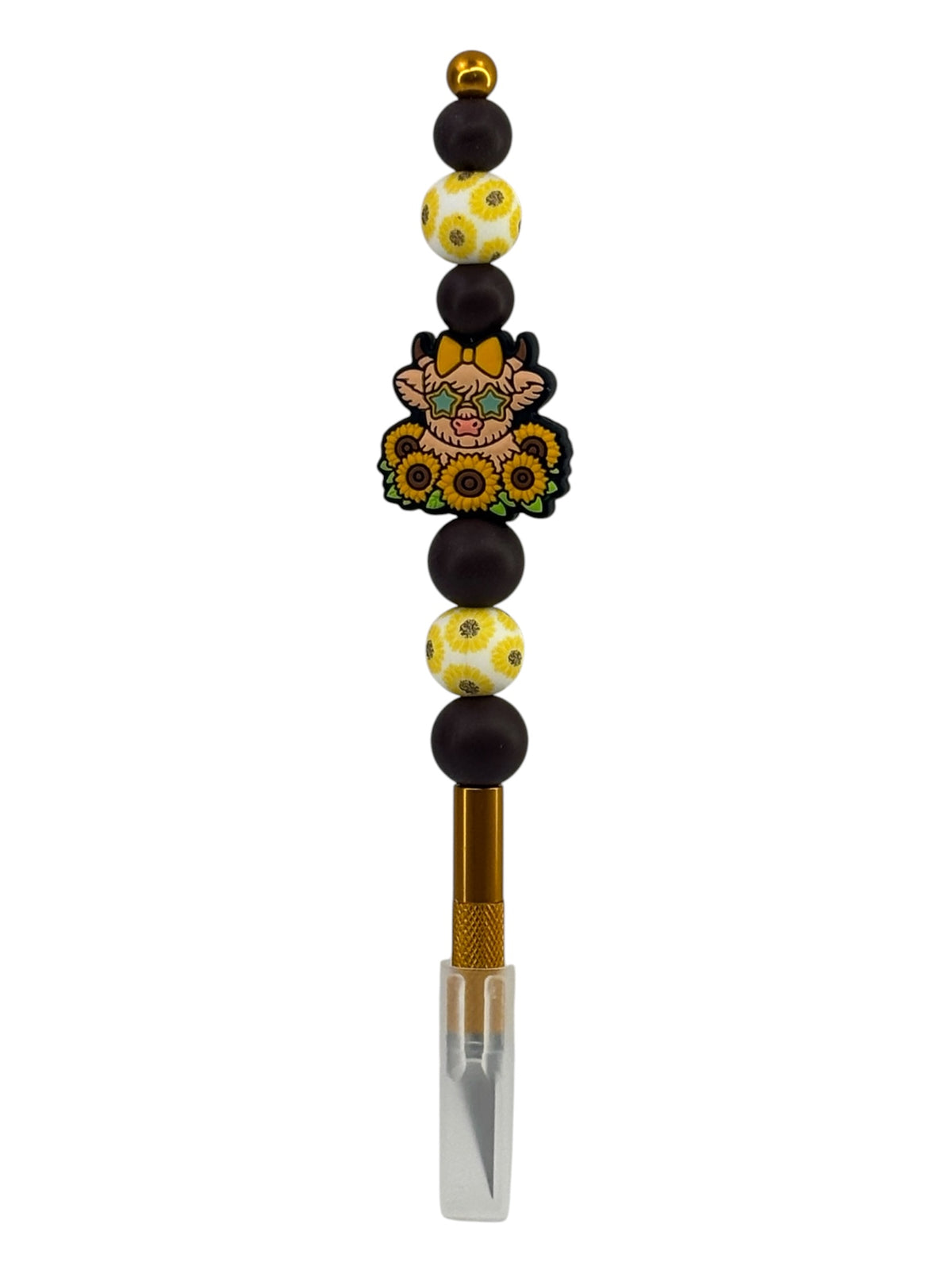 Sunflower cow craft knife