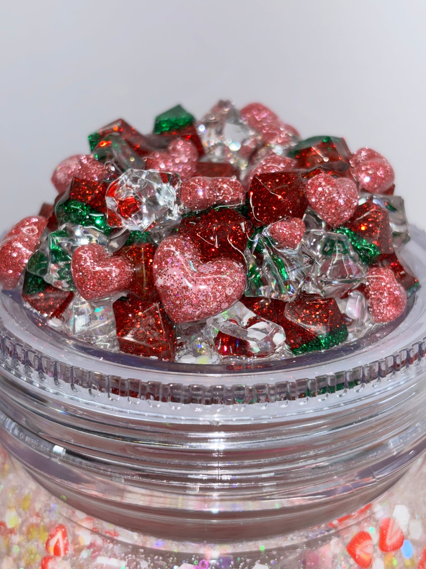 Strawberry ghost snow globe