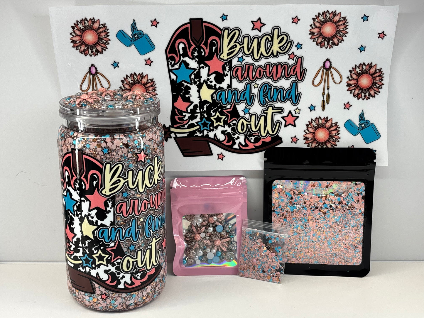 Buck around and find out snow globe kits