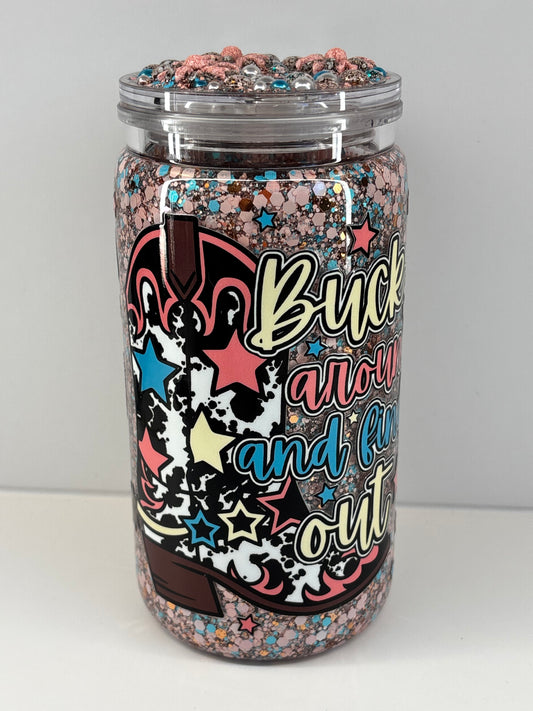 Buck around and find out snow globe