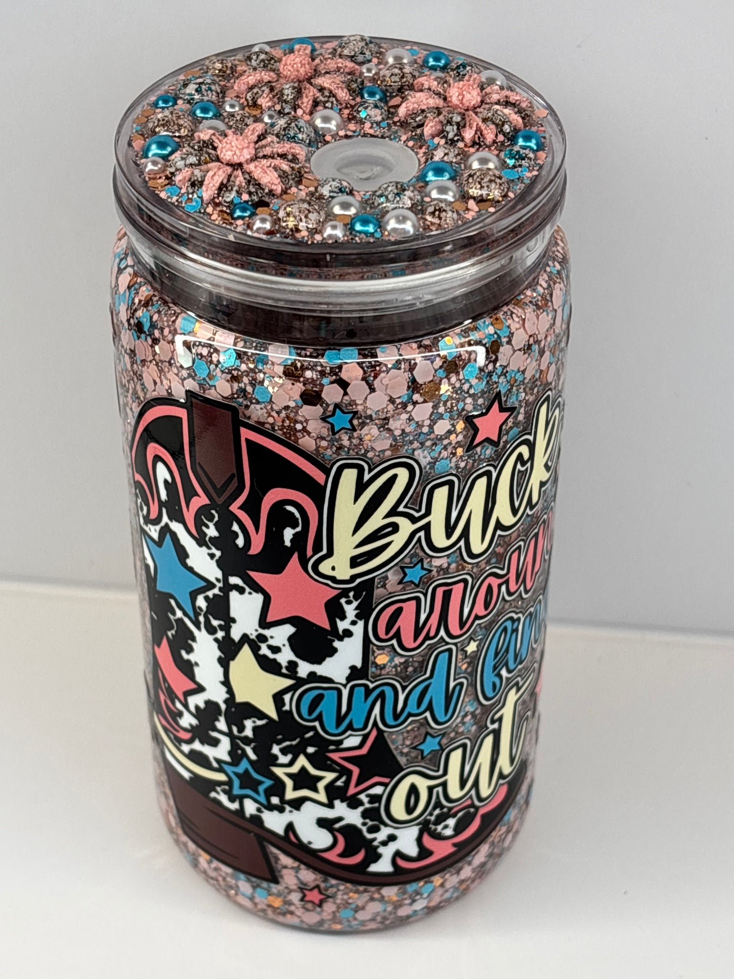 Buck around and find out snow globe