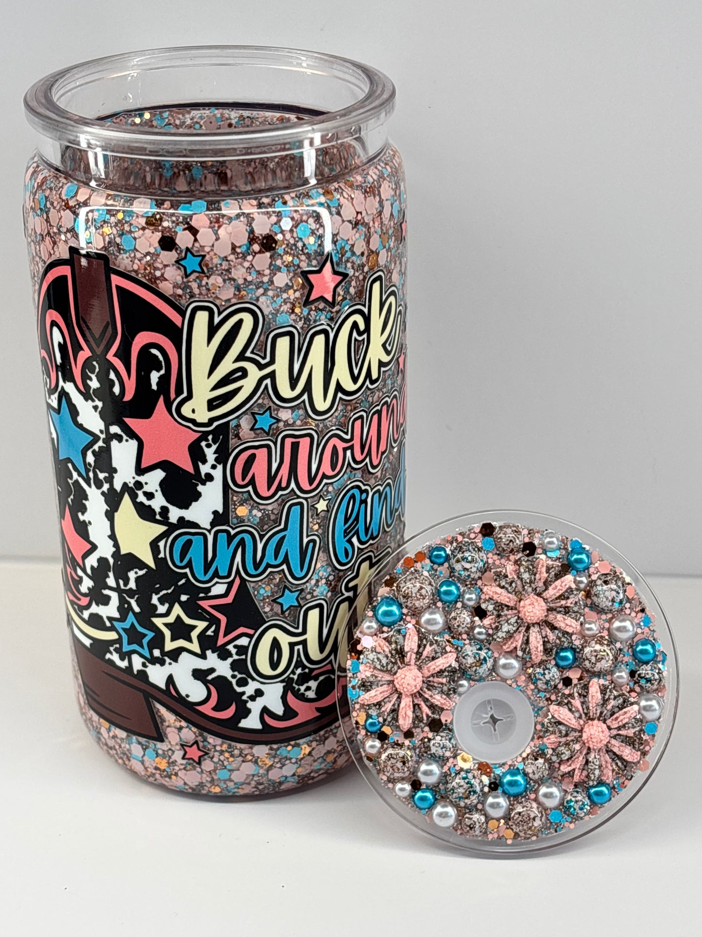 Buck around and find out snow globe