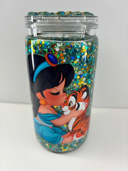 Arabian cutie snow globe cup