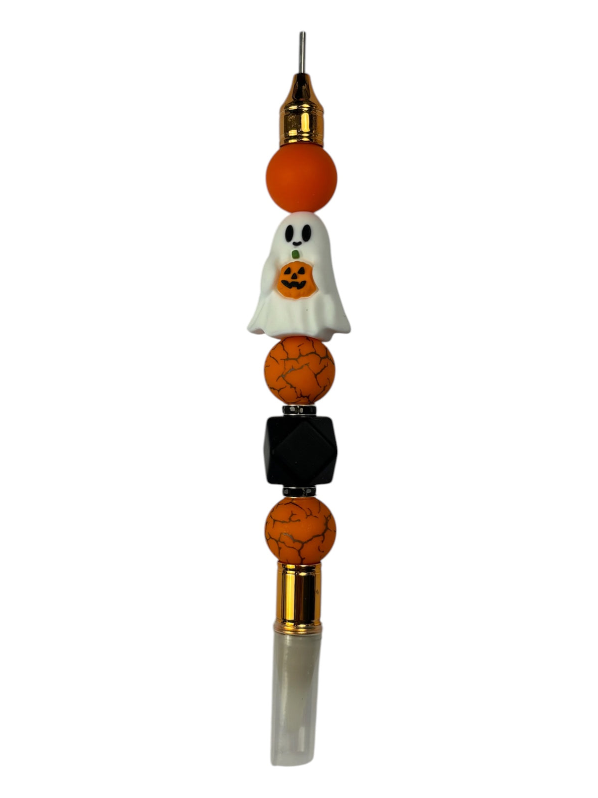 Cute orange pumpkin ghost wax tip tool
