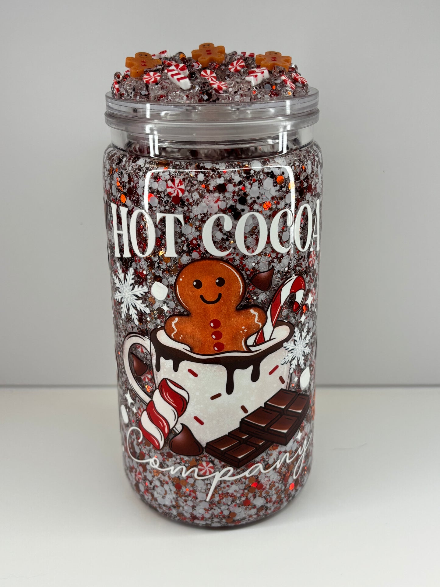 Hot Cocoa company snow globe kit
