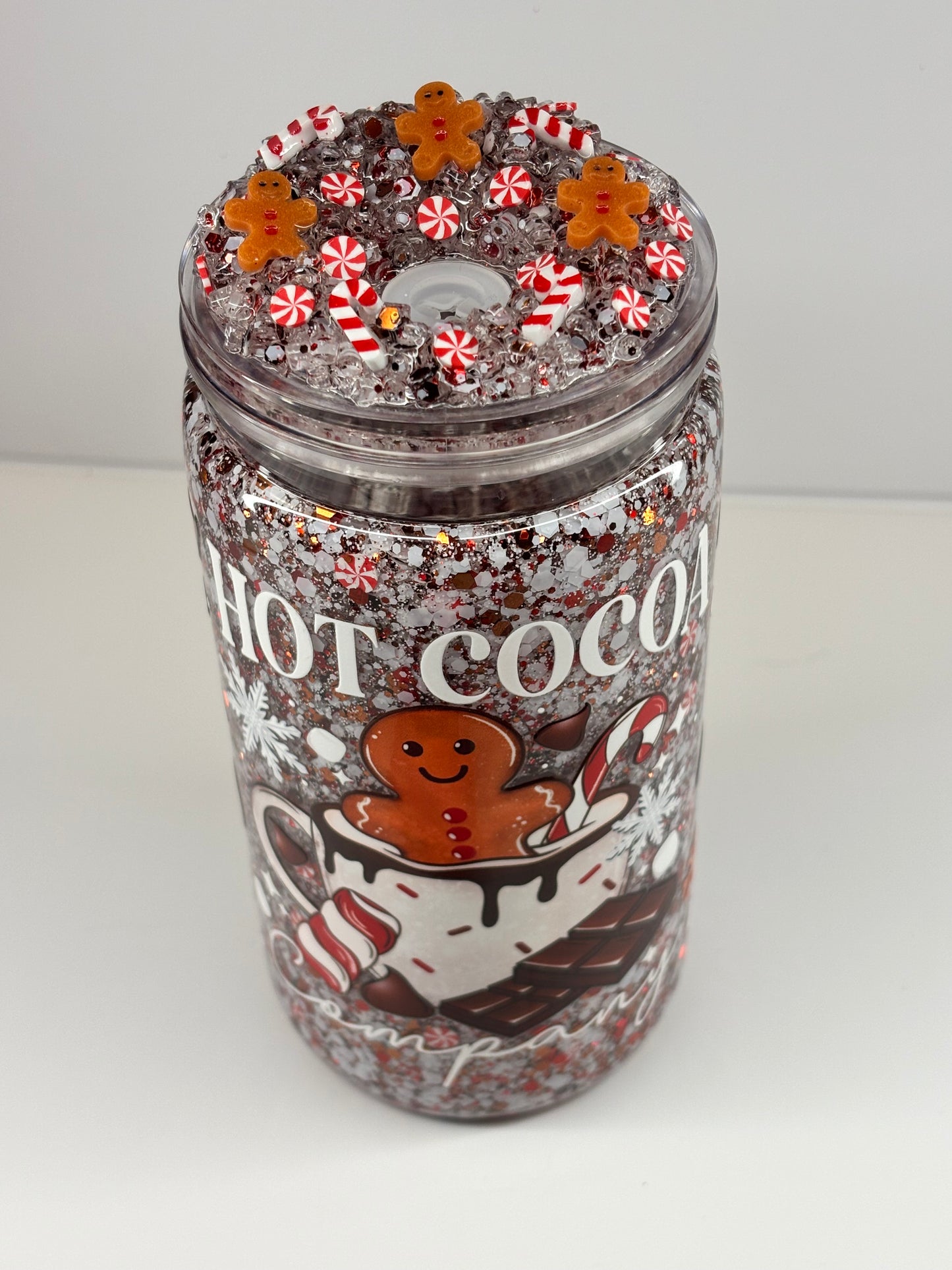Hot Cocoa company snow globe kit