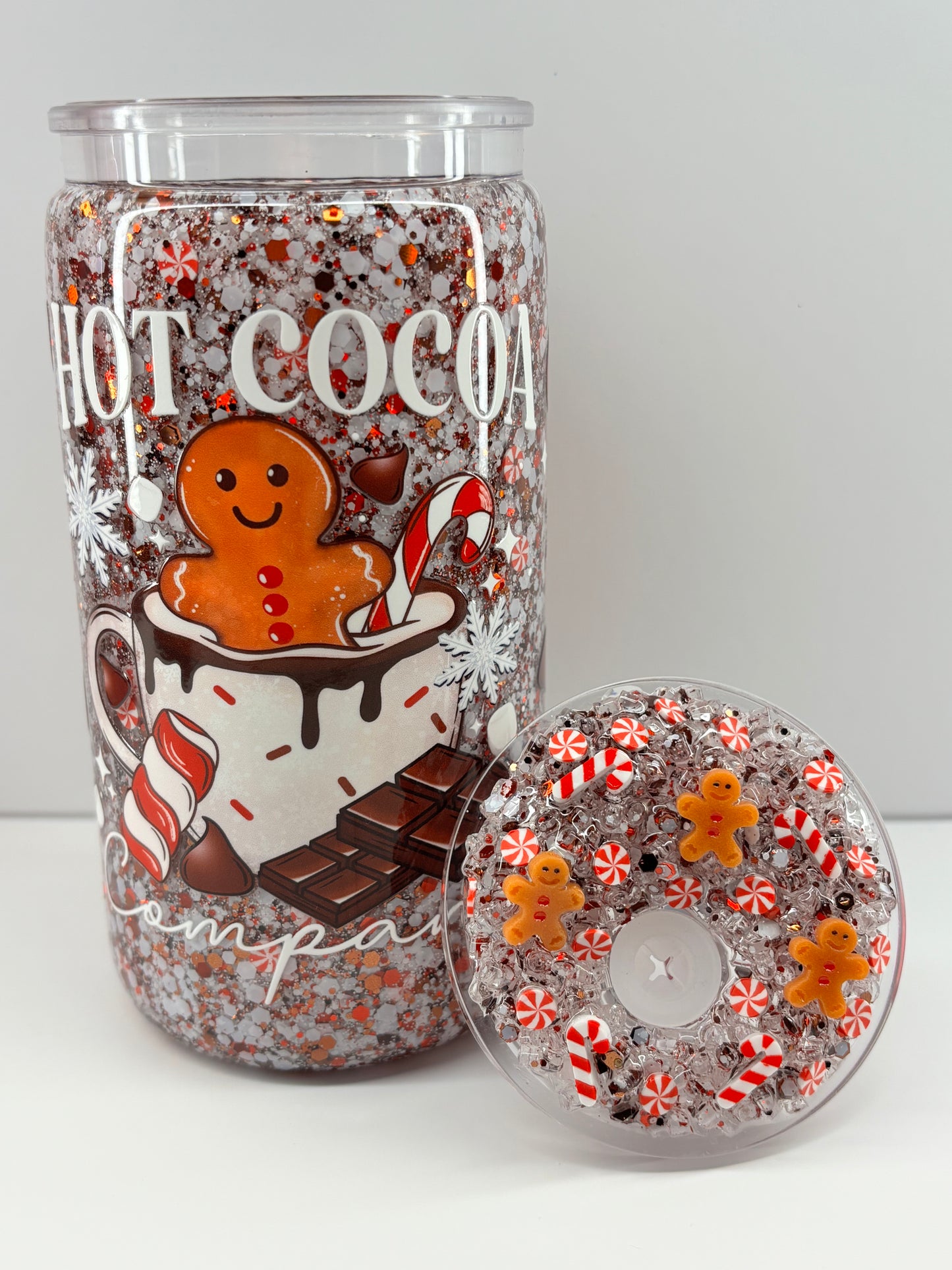 Hot Cocoa company snow globe kit