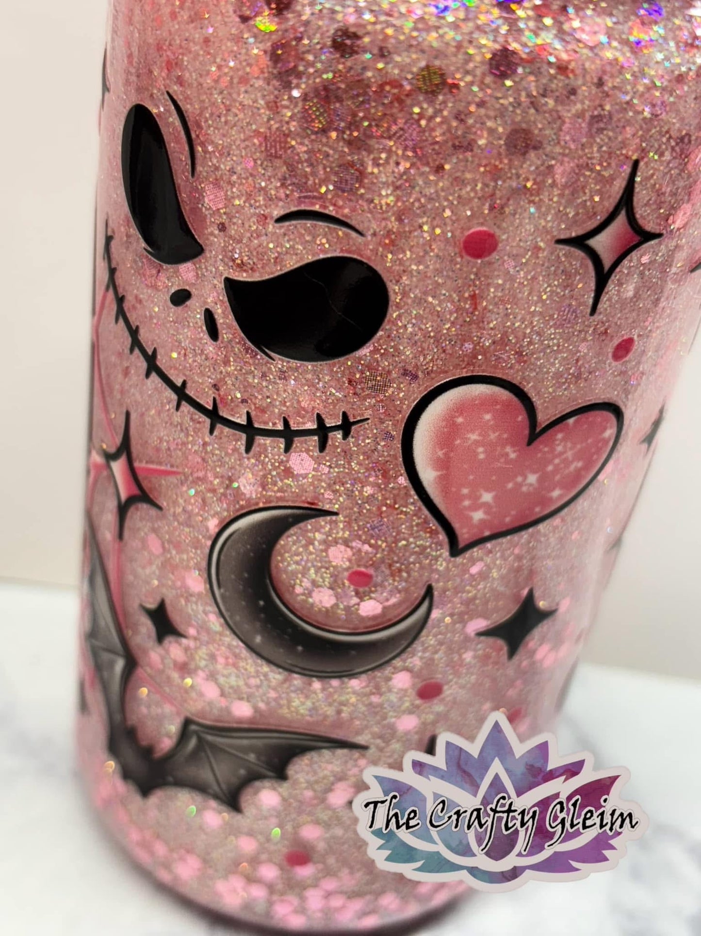 Jack love potion glowing snow globe cup