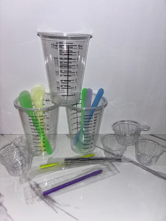 Cups and stir sticks