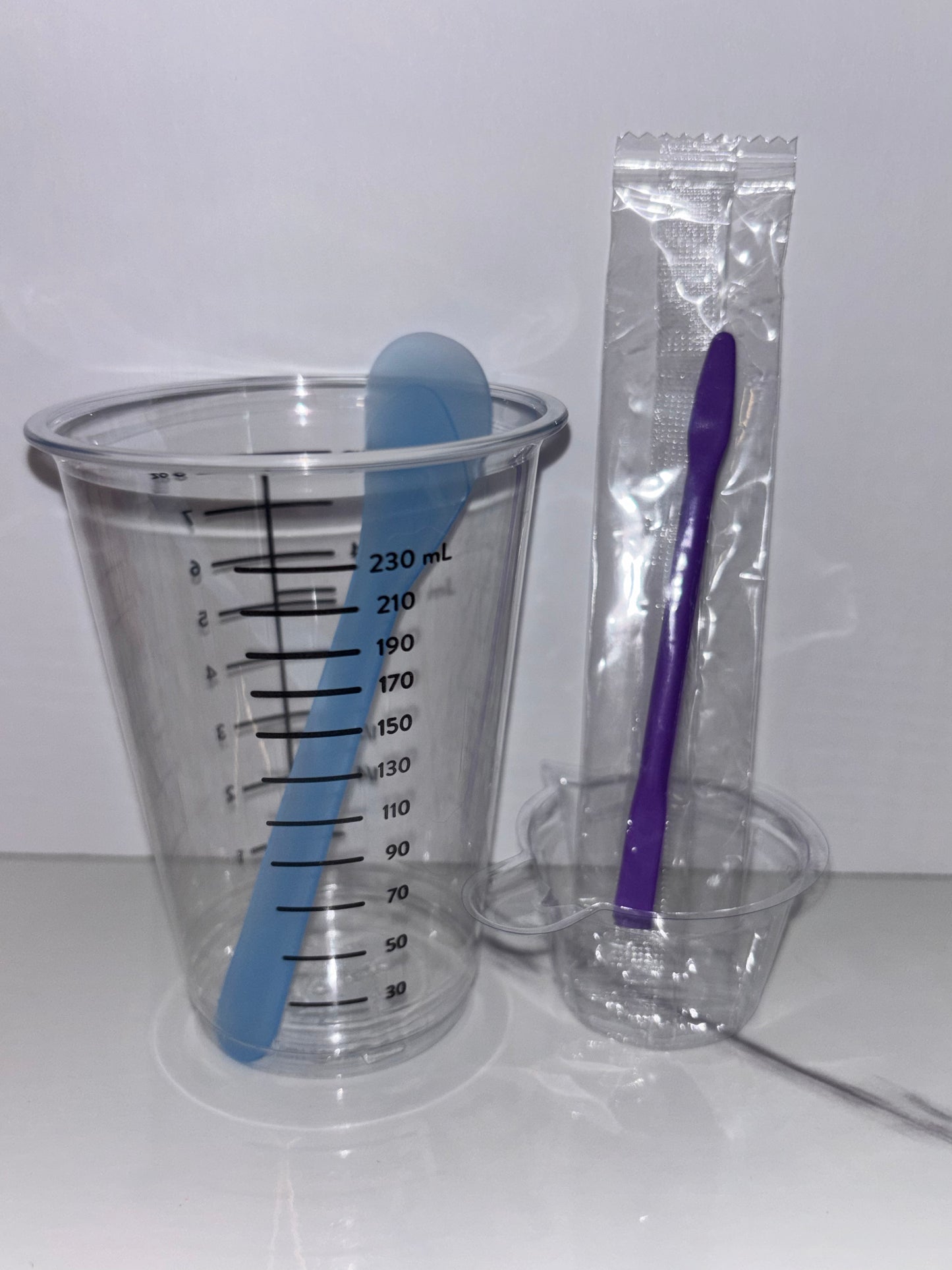 Cups and stir sticks