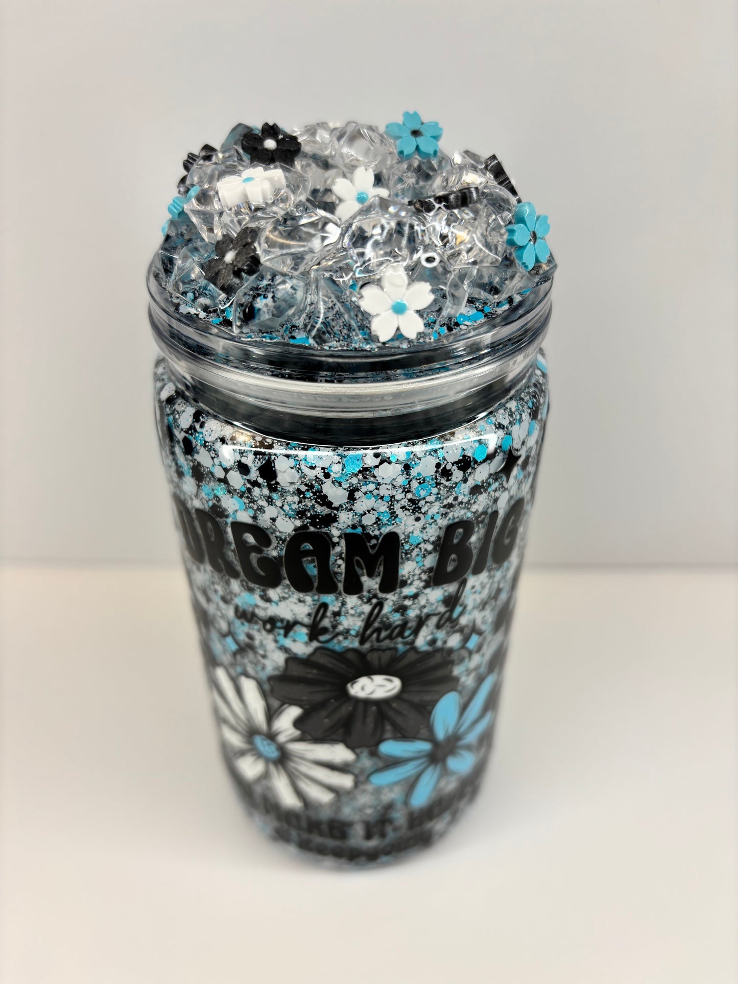 Dream big snow globe cup