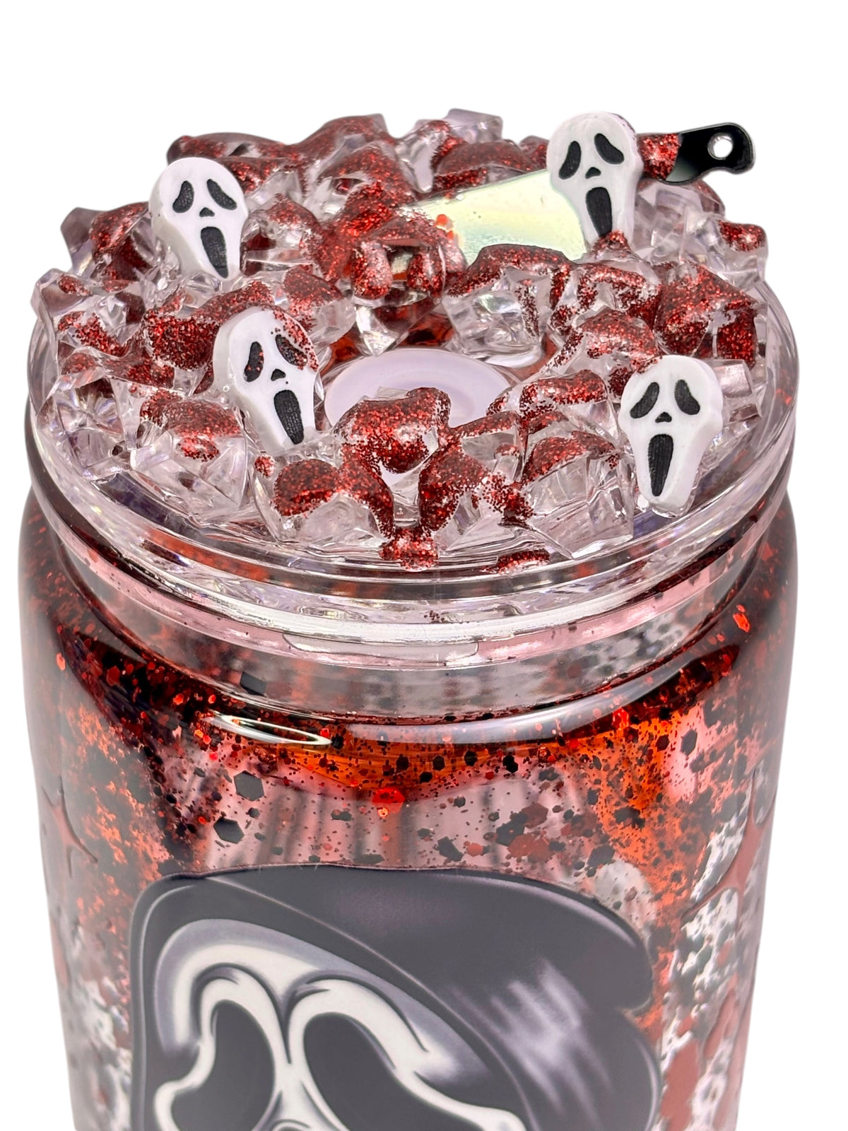 Wassss up glitter blood drip snow globe kit