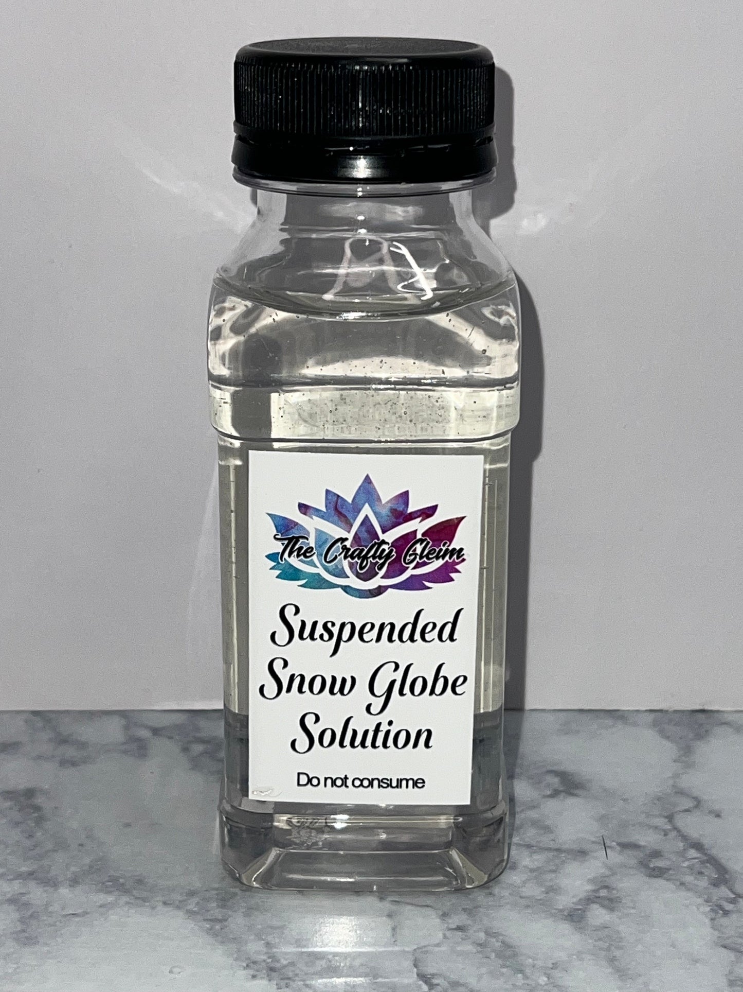 All of this is temporary snow globe kit