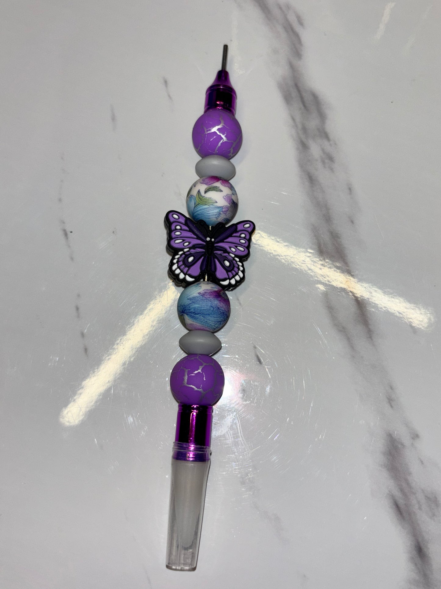 Beaded wax tool for flat back pearls.