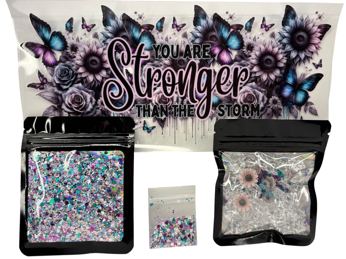 You are stronger than the storm snow globe kit
