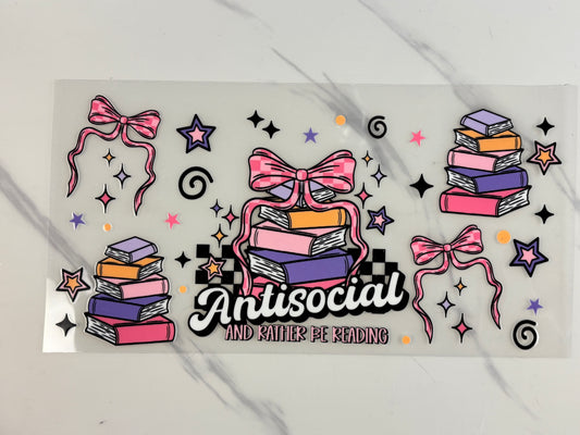 Antisocial I’d rather be reading