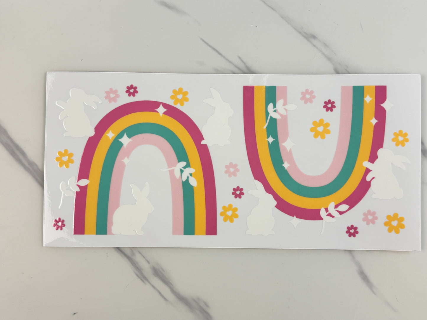 Pastel rainbow bunnies