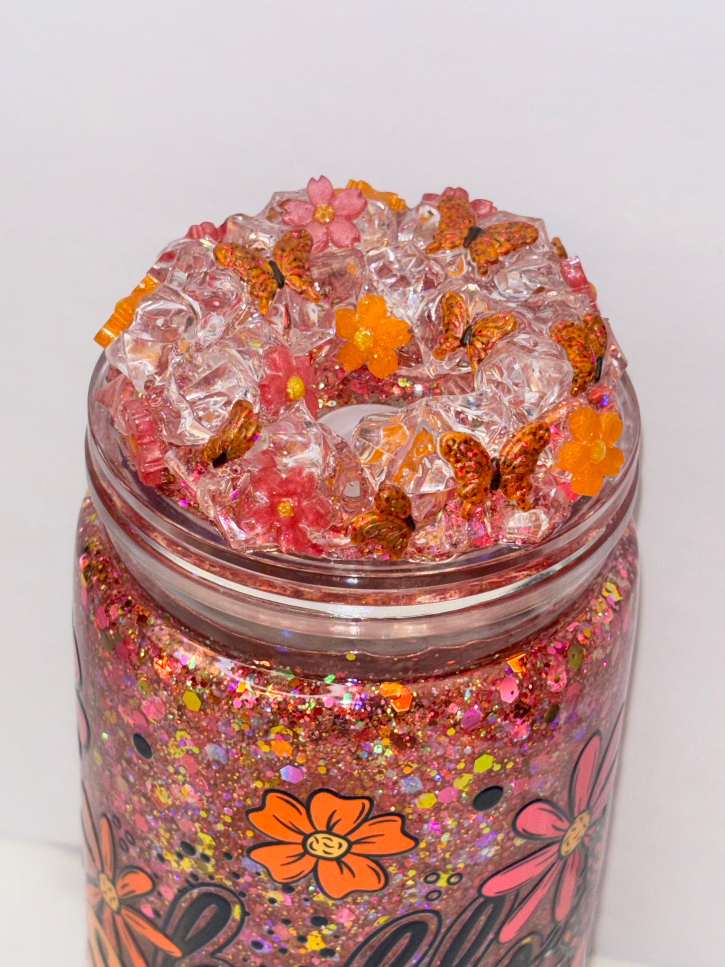 Hello spring snow globe cup
