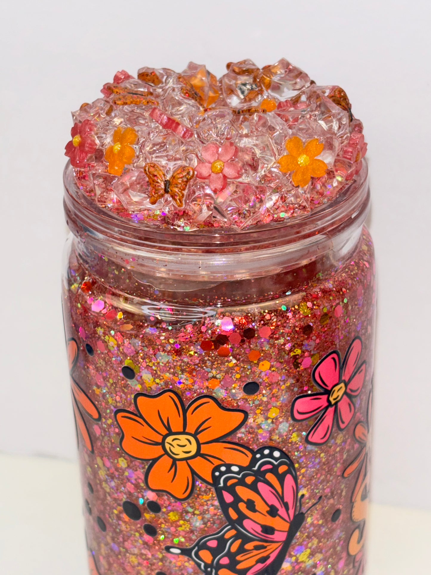 Hello spring snow globe cup