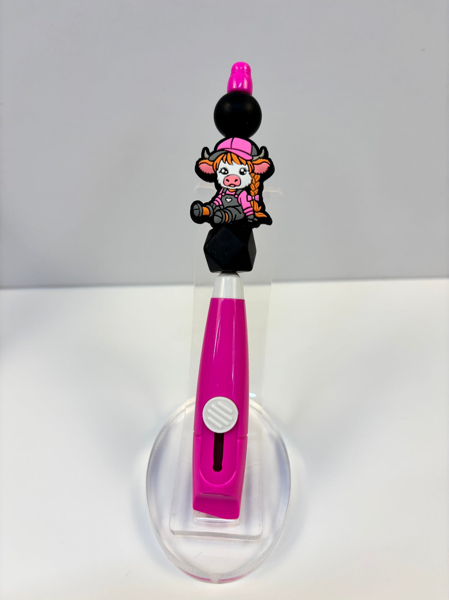 Country girl cow letter opener knife