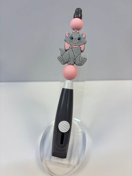 Grey kitten letter opener knife