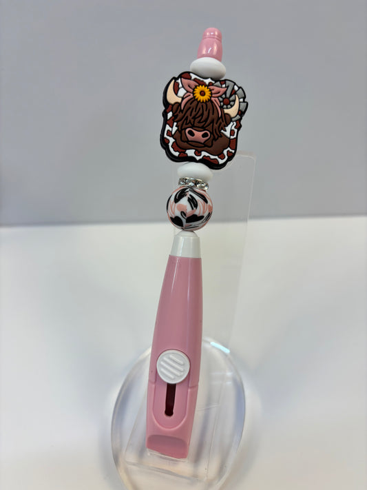 Lovely cow let her opener knife