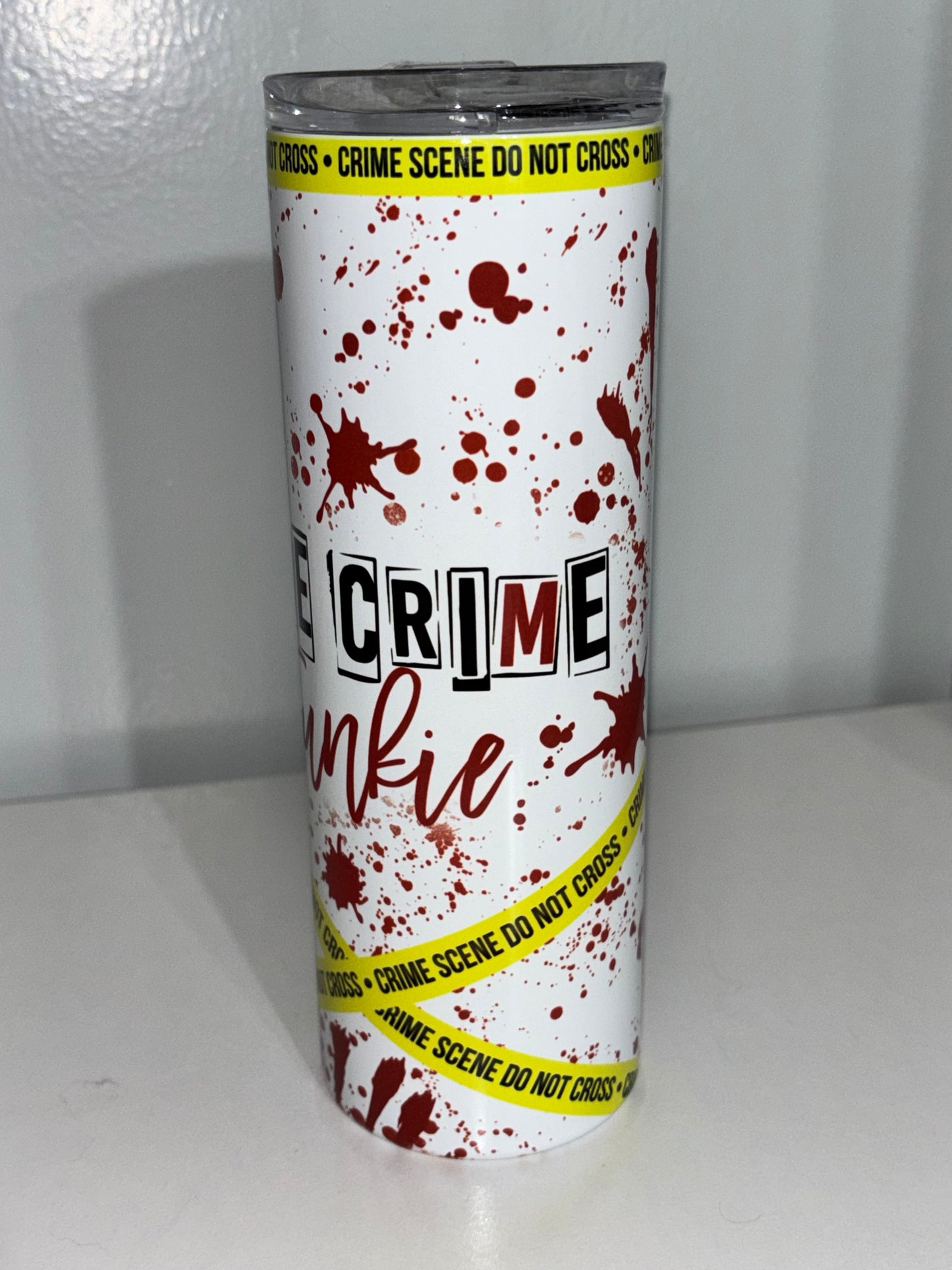 Sale crime theme tumblers