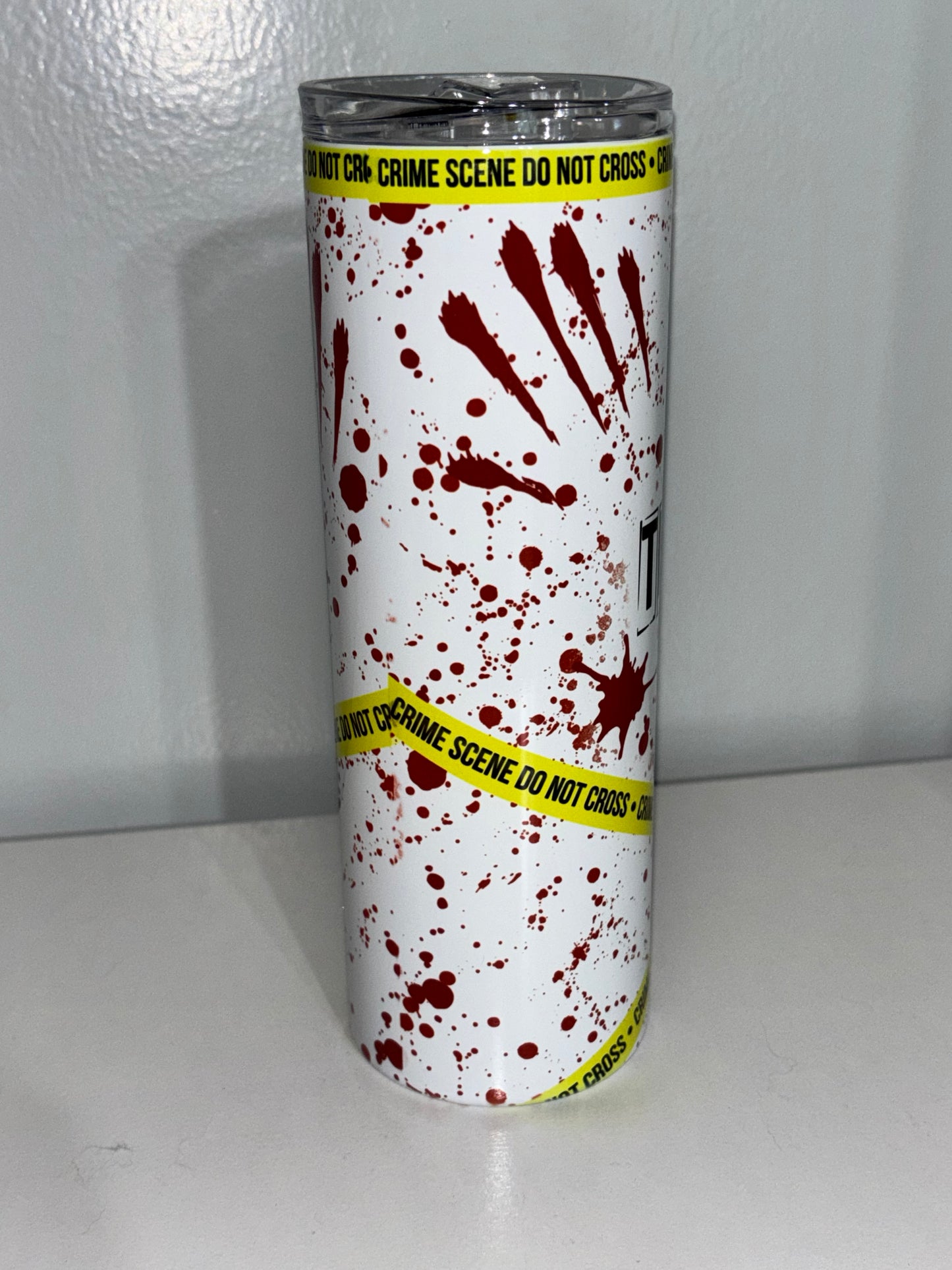 Sale crime theme tumblers