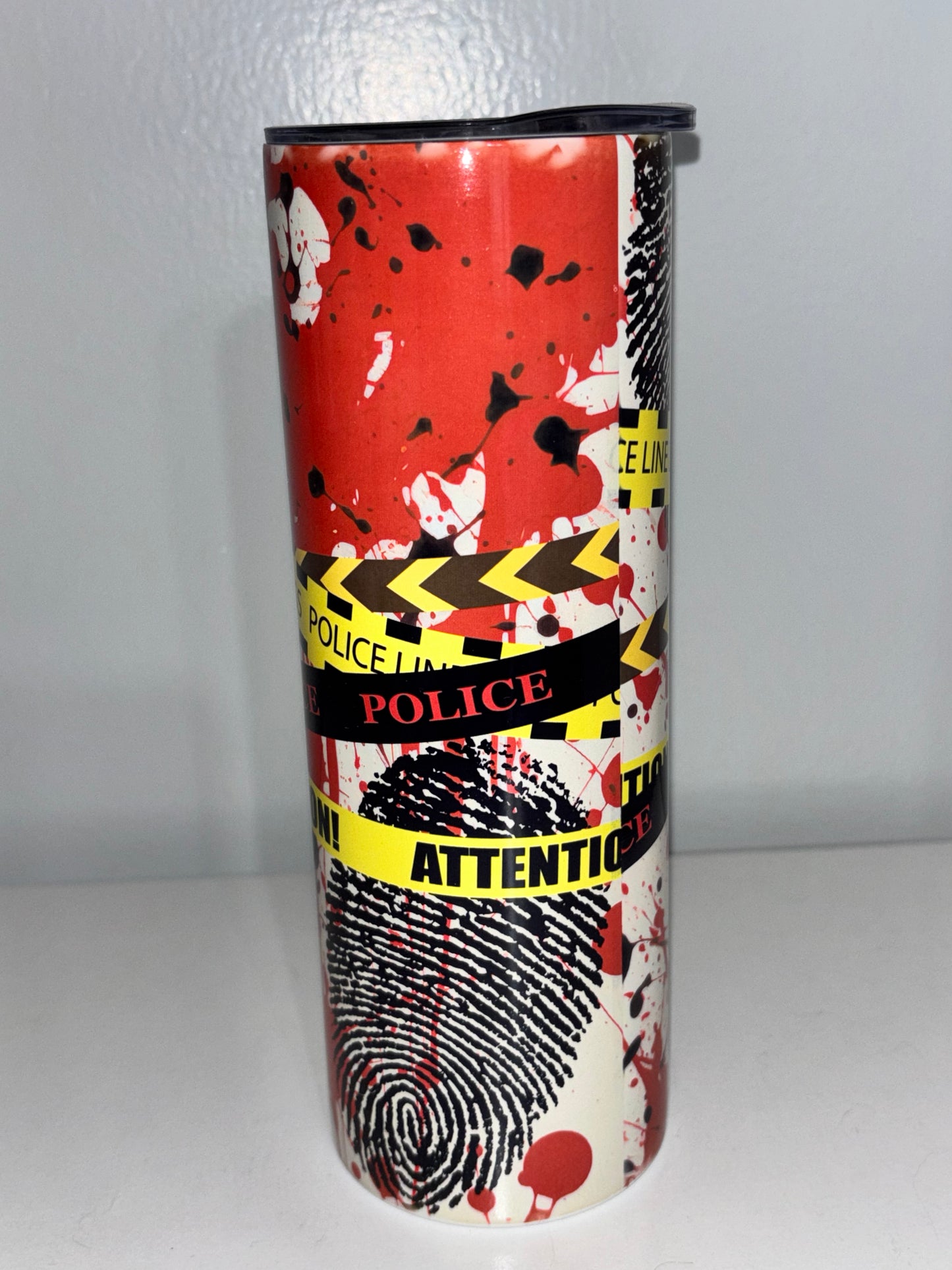 Sale crime theme tumblers