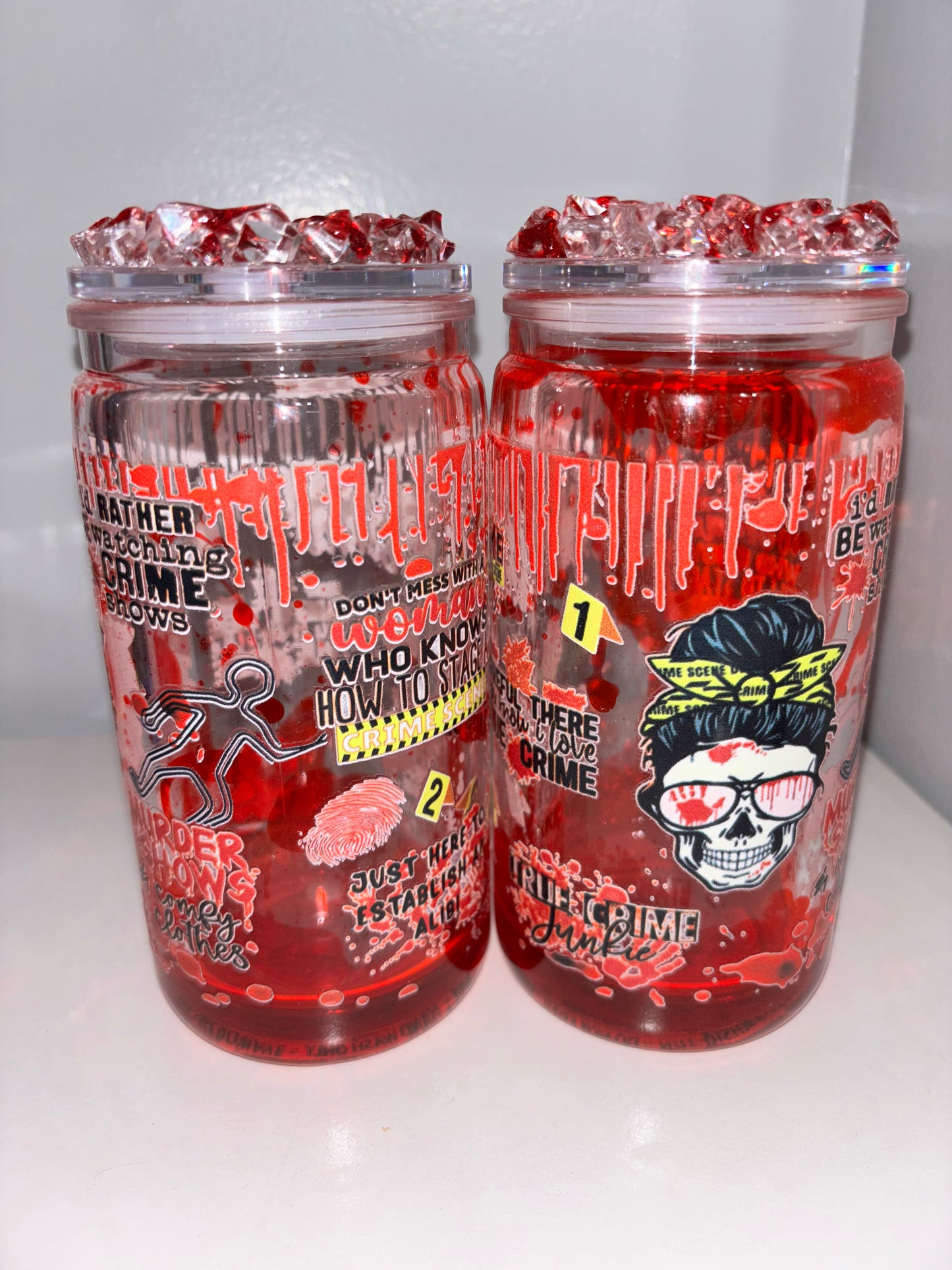 Crime cup bloody drip