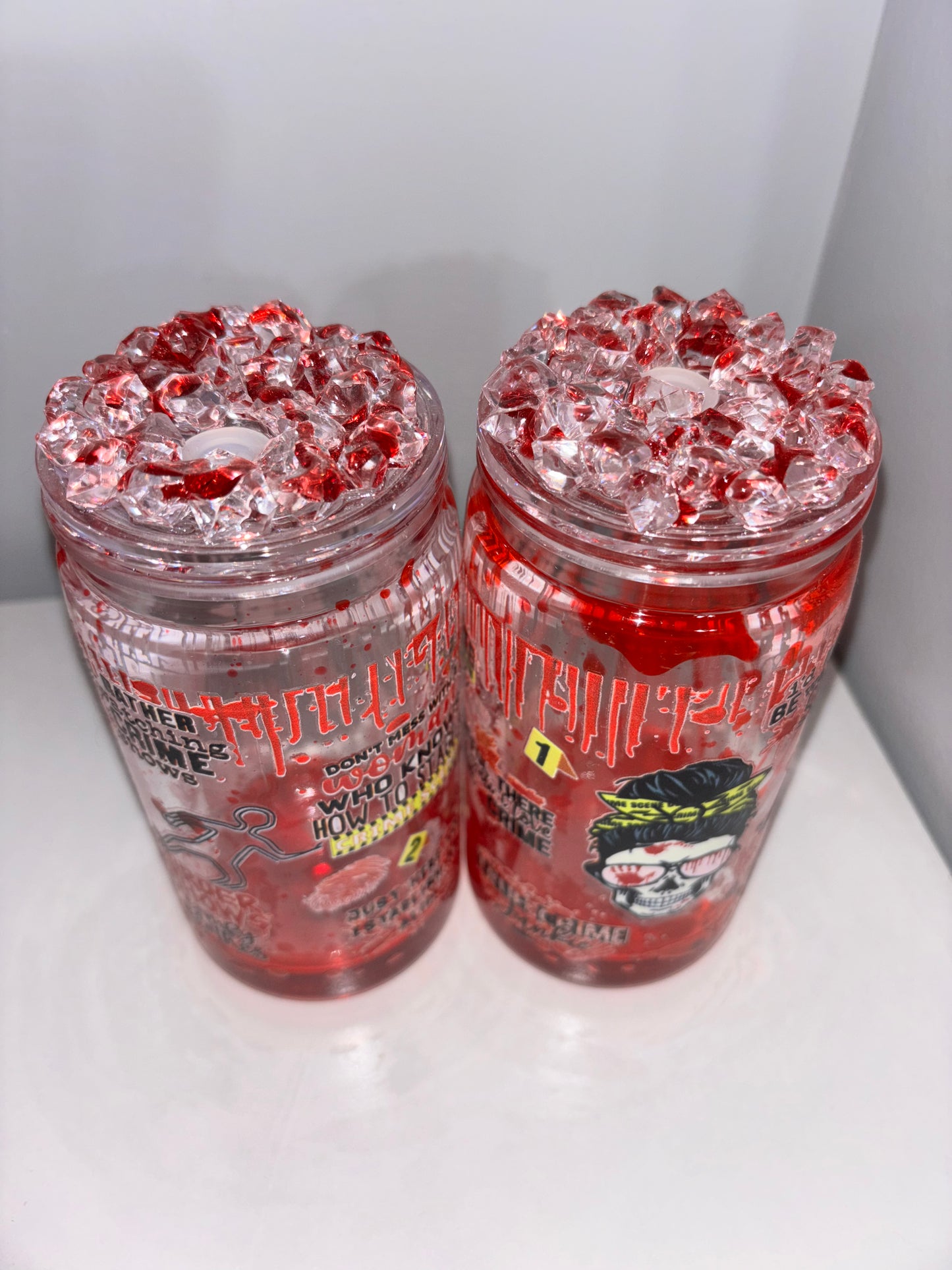 Crime cup bloody drip