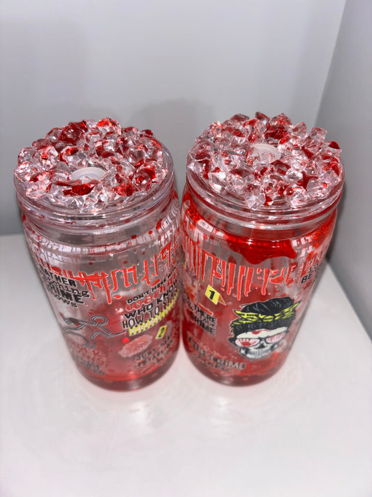 Crime cup bloody drip